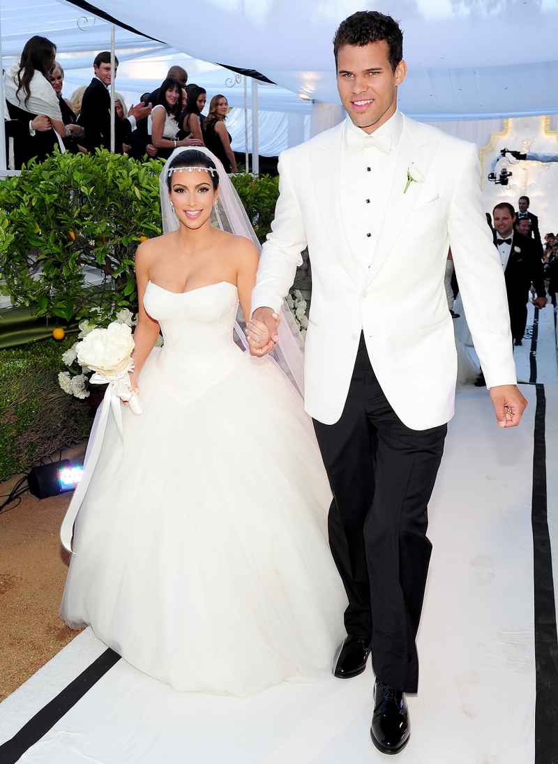 Kim Kardashian and Kris Humphries at their wedding
