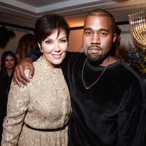 Kris Jenner and Kanye West