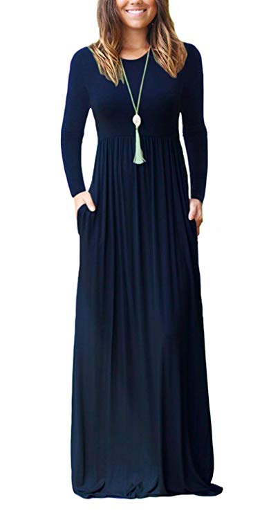 long sleeve maxi dress amazon