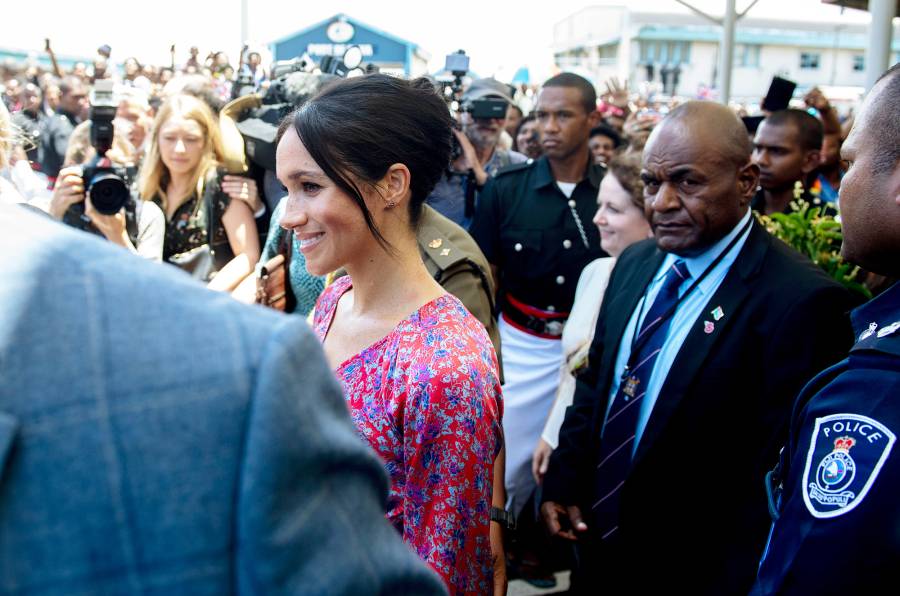 Pregnant Duchess Meghan Market Security