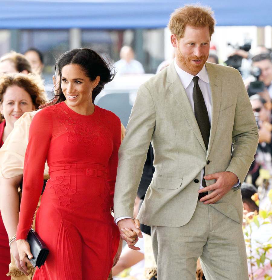 Pregnant Duchess Meghan Prince Harry Tonga