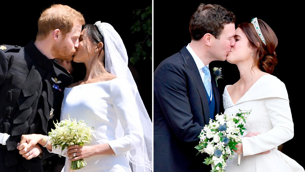 prince-harry-duchess-meghan-princess-eugenue-jack-wedding-kiss