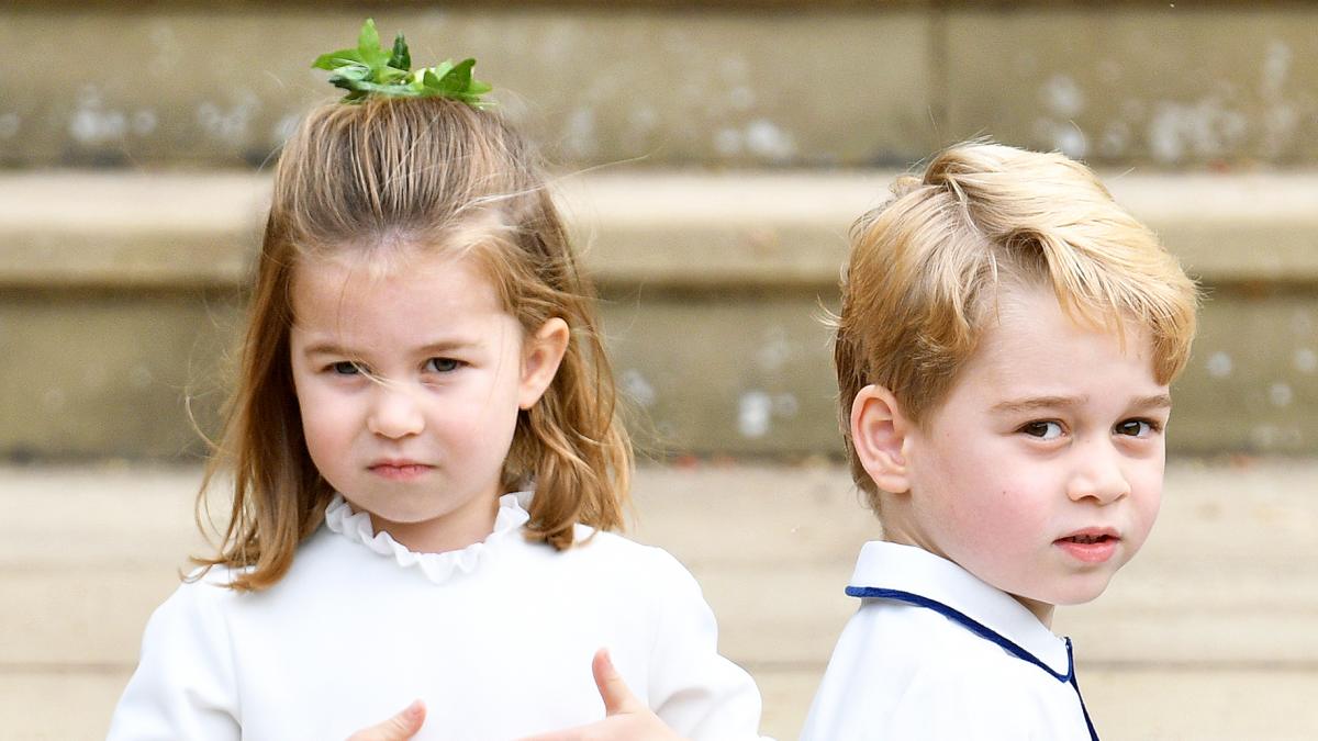 Princess Charlotte Prince George Princess Eugenie Wedding