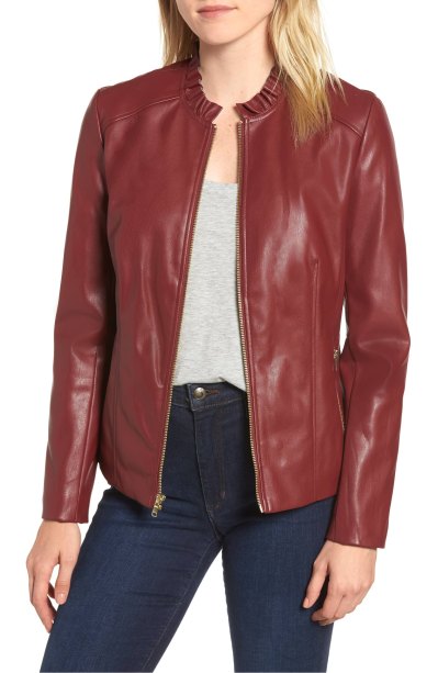 Shop This Ruby Faux Leather Jacket on Sale at Nordstrom | Us Weekly