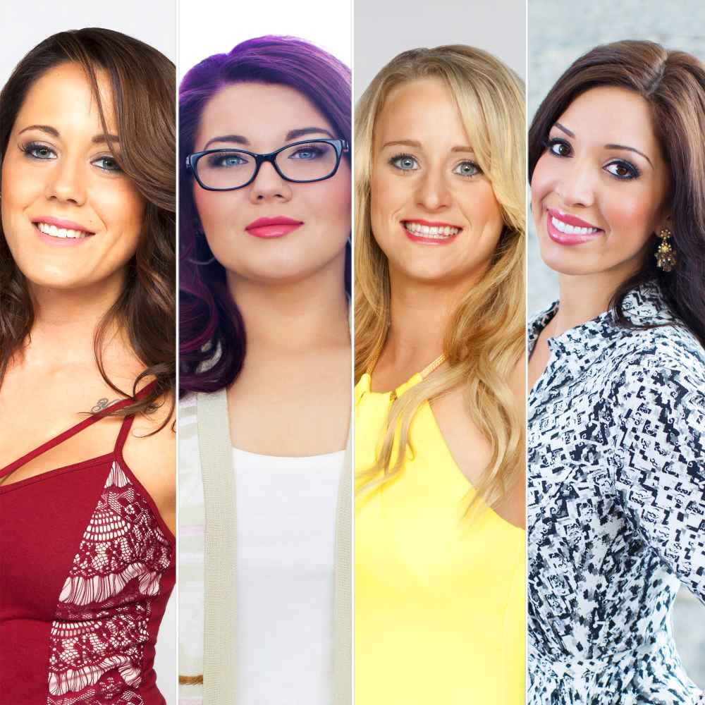Teen Moms Jenelle, Amber, Leah, and Farrah
