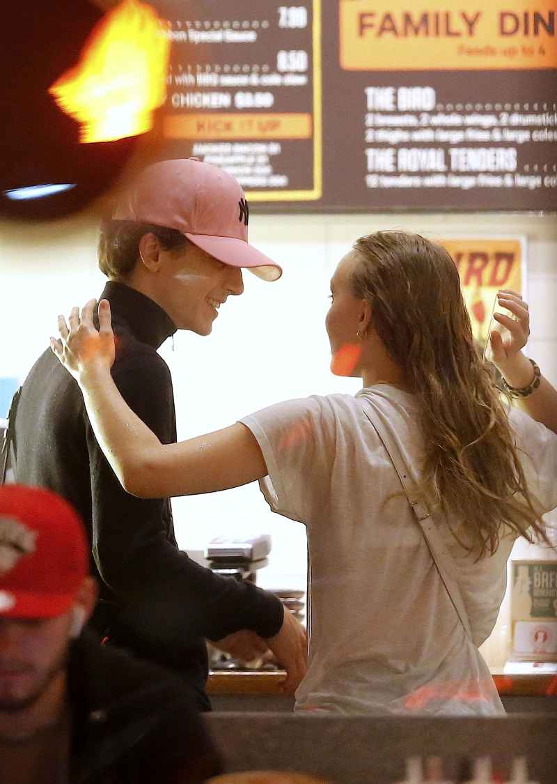 Lily-Rose Depp Timothee Chalamet Share A Kiss