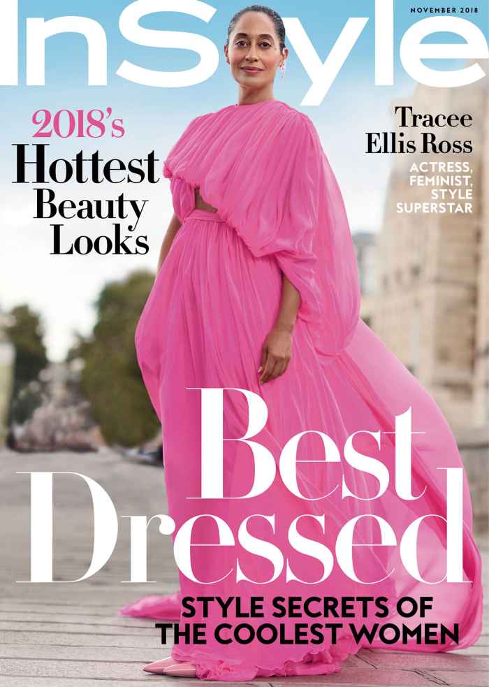 Tracee Ellis Ross on the cover of Instyle