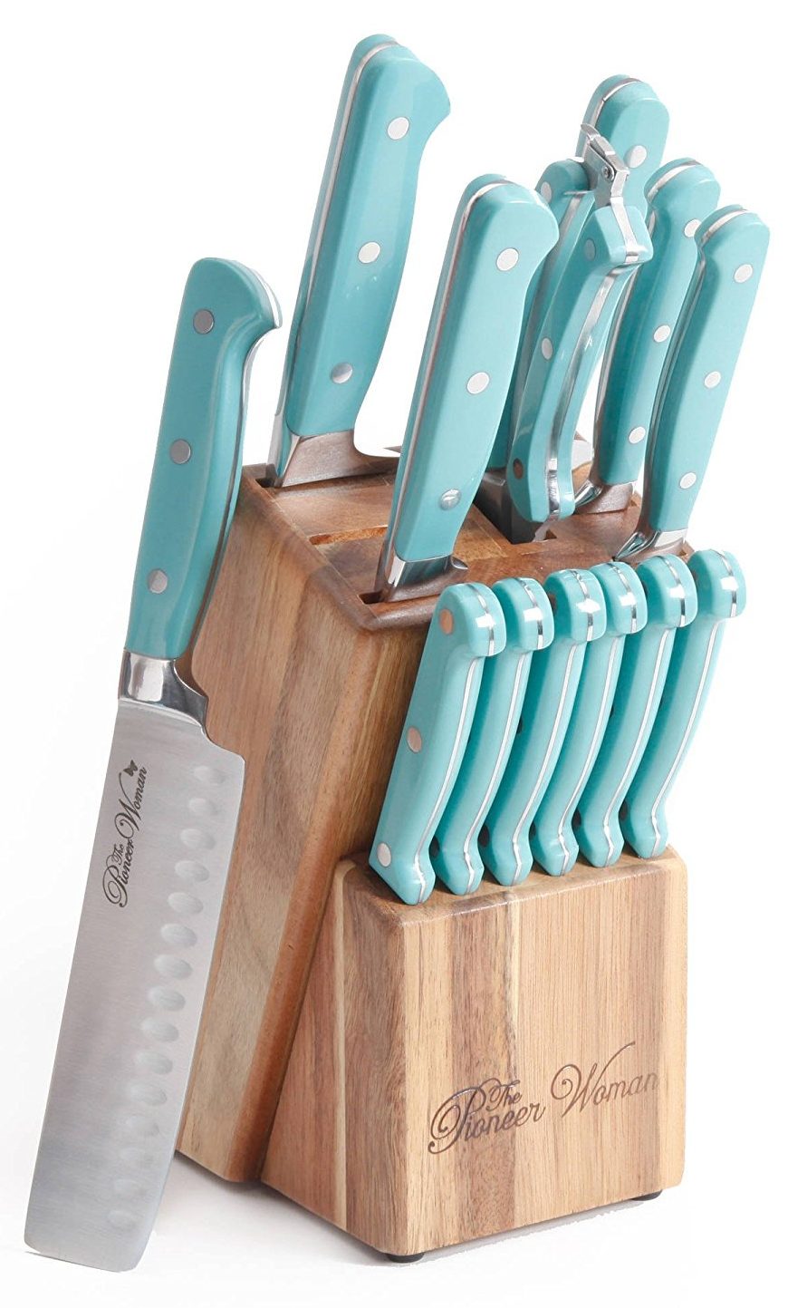 turquoise pioneer cutlery set
