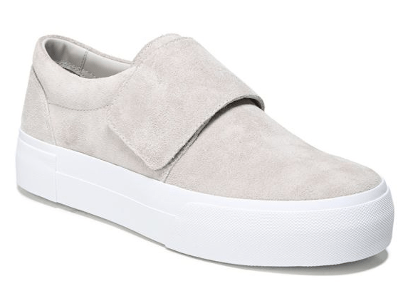 vince cage suede slip on sneakers
