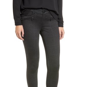 wit & wisdom skinny ponte pants houndstooth print
