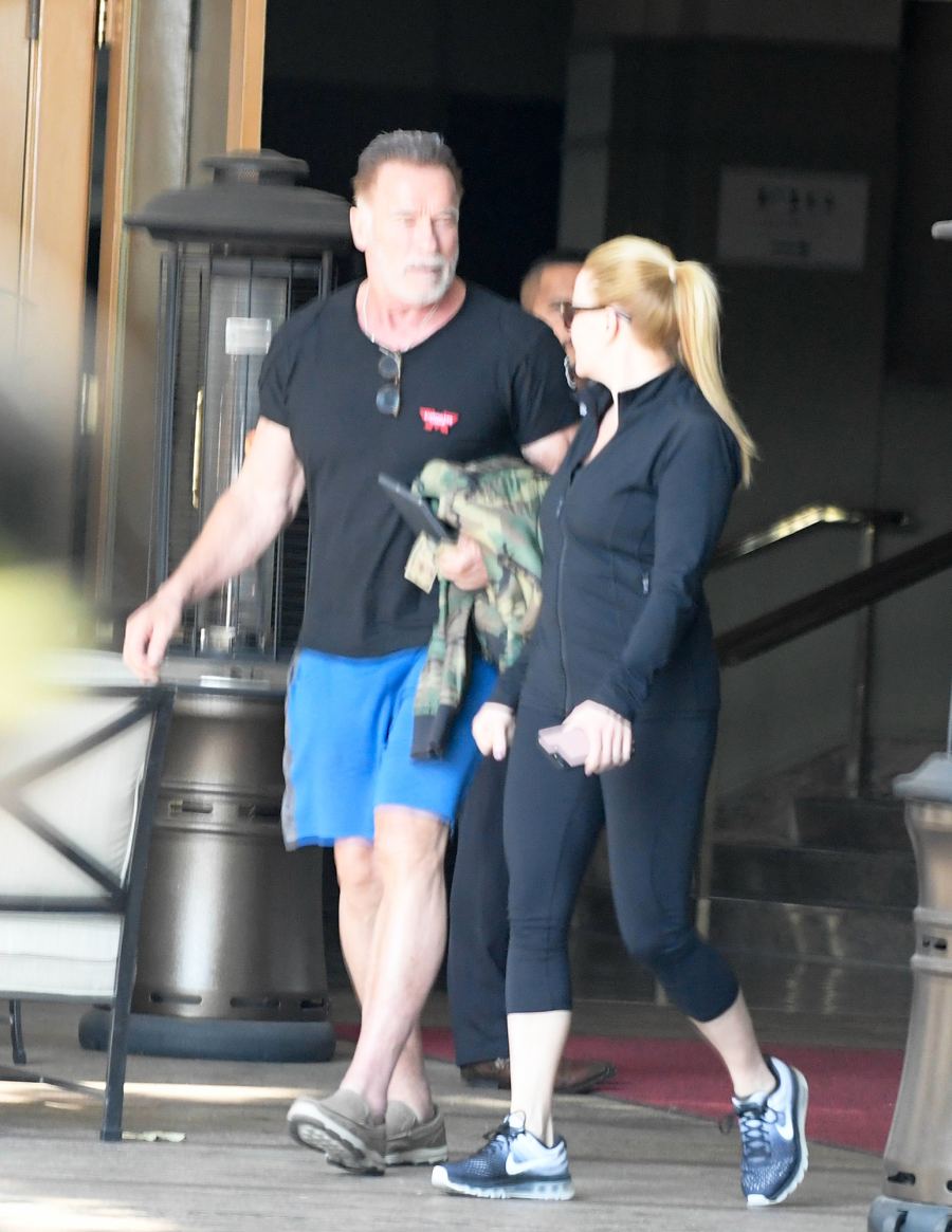 Chris Pratt Katherine Schwarzenegger Arnold Schwarzenegger Heather Milligan