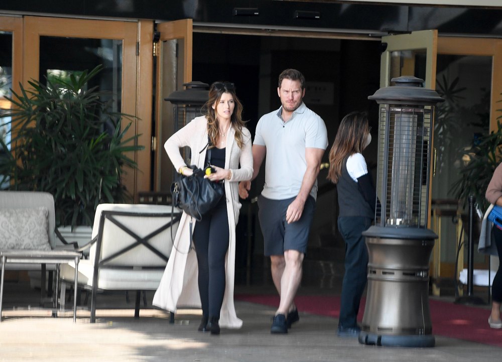 Chris Pratt Katherine Schwarzenegger Arnold Schwarzenegger Heather Milligan