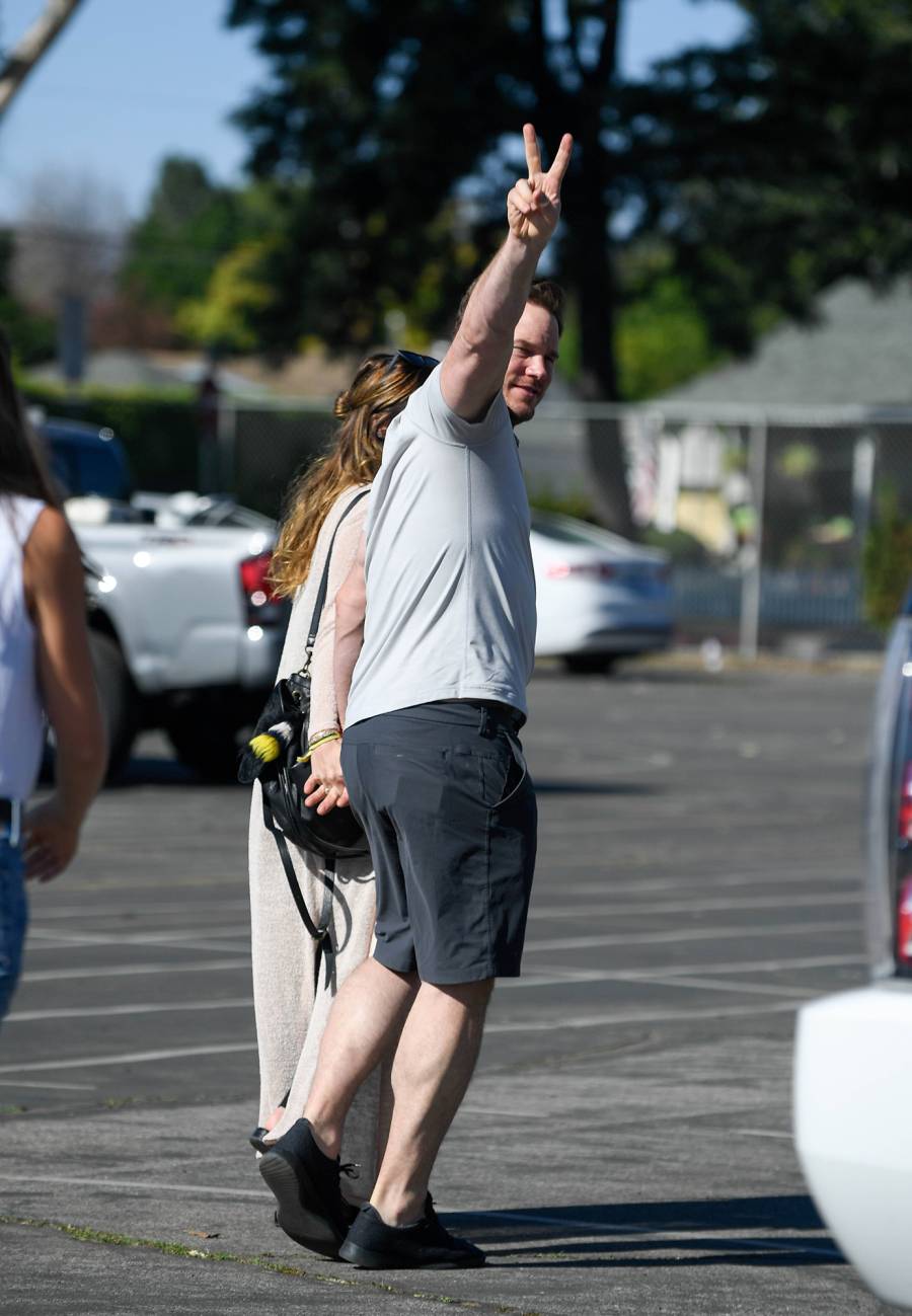 Chris Pratt Katherine Schwarzenegger Arnold Schwarzenegger Heather Milligan