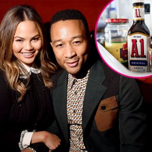 Chrissy Teigen, John Legend and A1 Steak Sauce