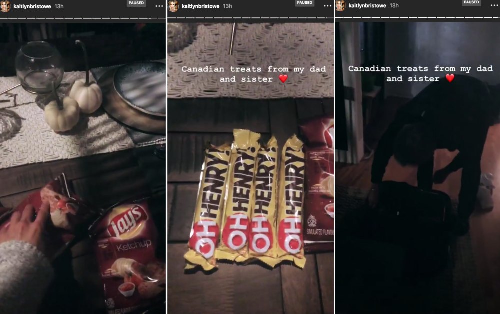 Kaitlyn Bristowe's Dad and Sister Surprise Her With Canadian Snacks