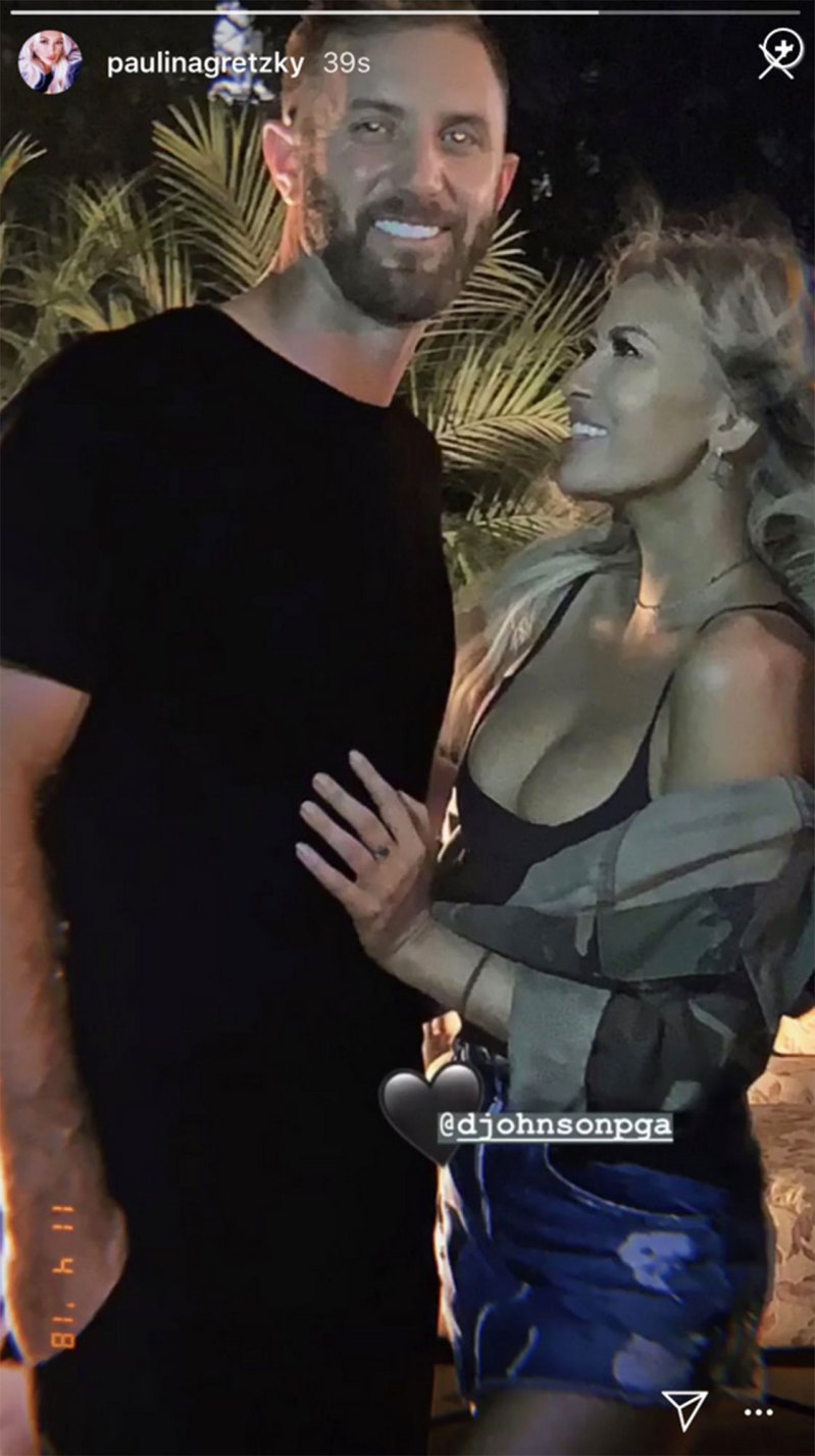 Paulina Gretzky and Dustin Johnson