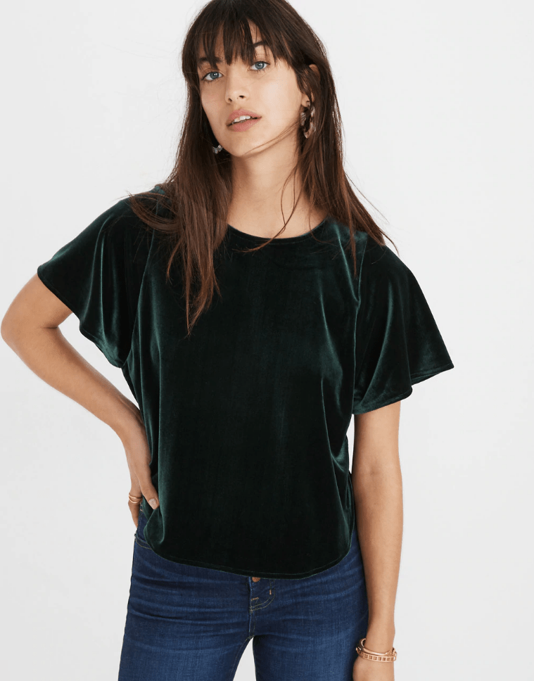 velvet butterfly madewell top