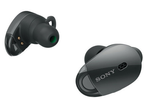 Sony WF-1000X True Wireless Noise-Cancelling Earbuds with Built-In Mic
