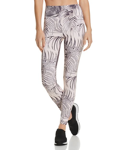 Spiritual Gangster Perfect High-Waist Palm Print Leggings