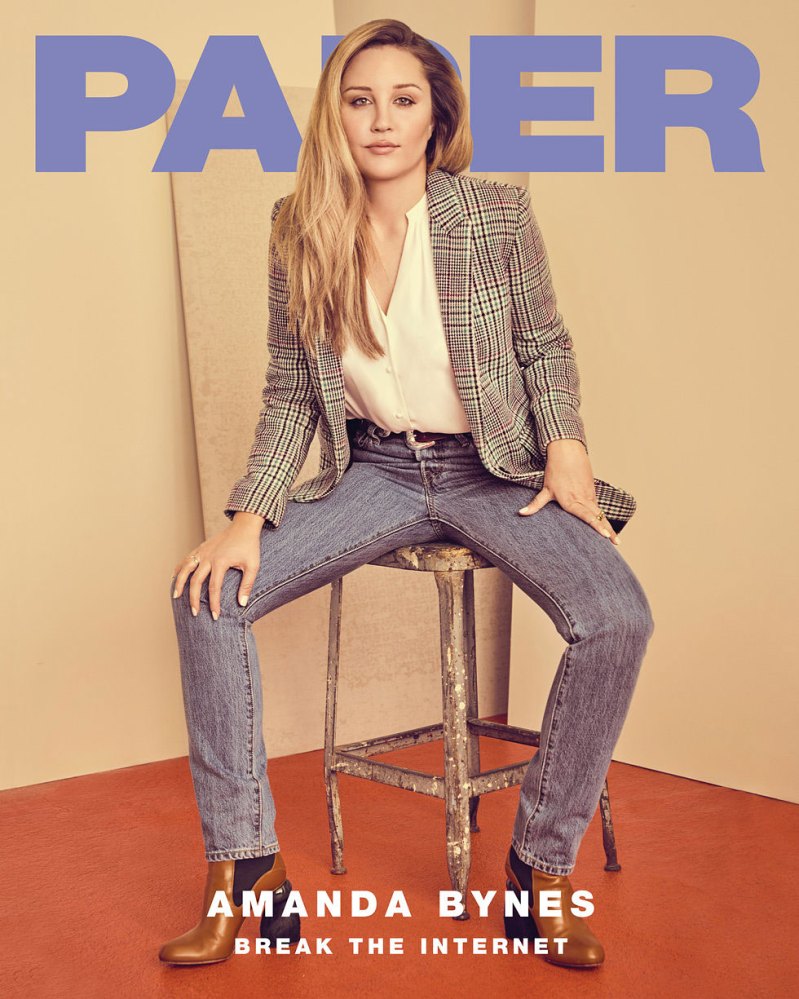 Amanda Bynes Paper Magazine Cover