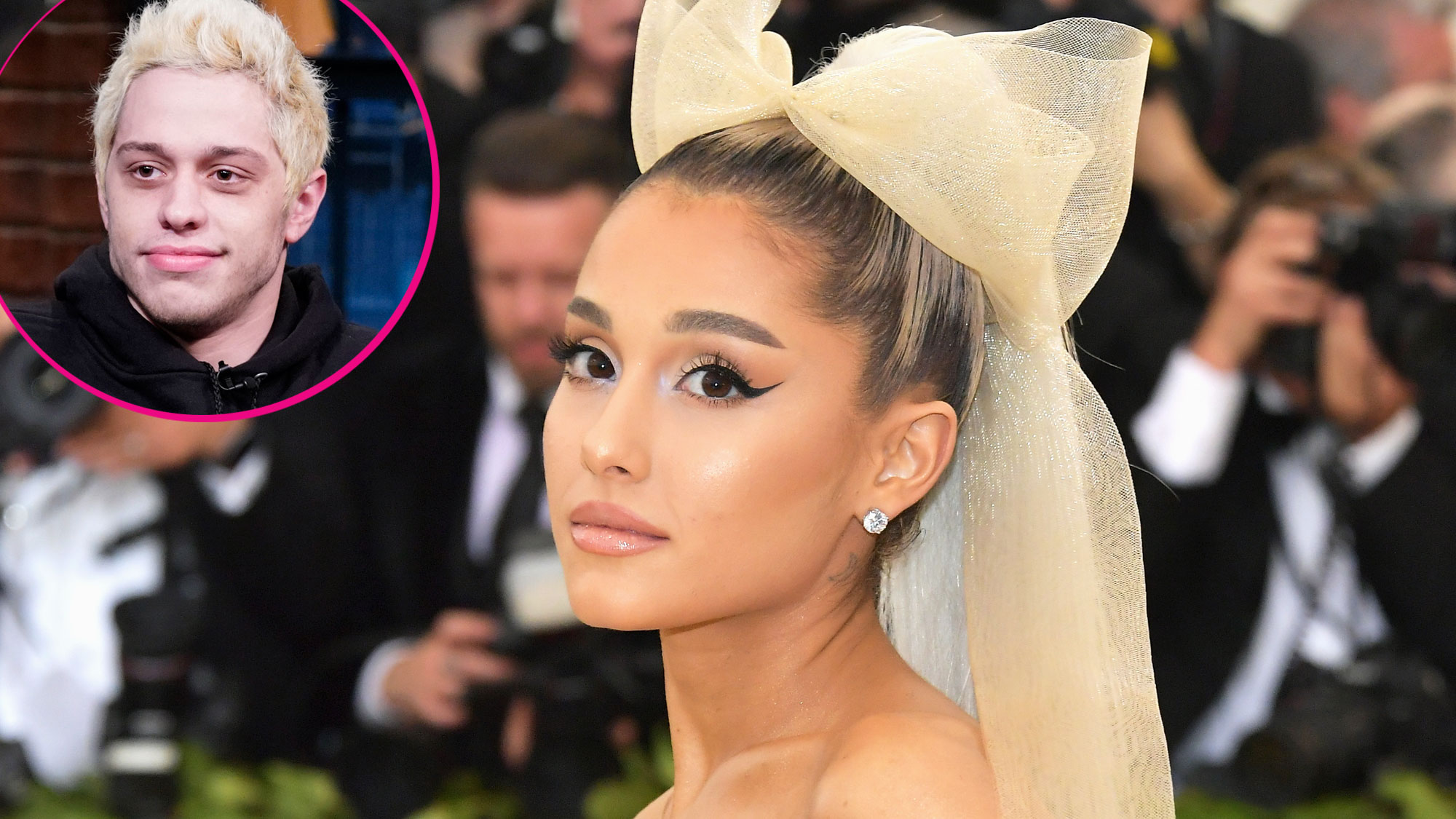 Pete Davidson and Ariana Grande