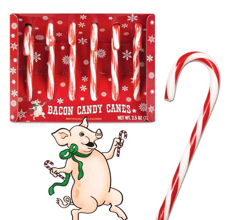 Gross Candy Cane Flavors Bacon