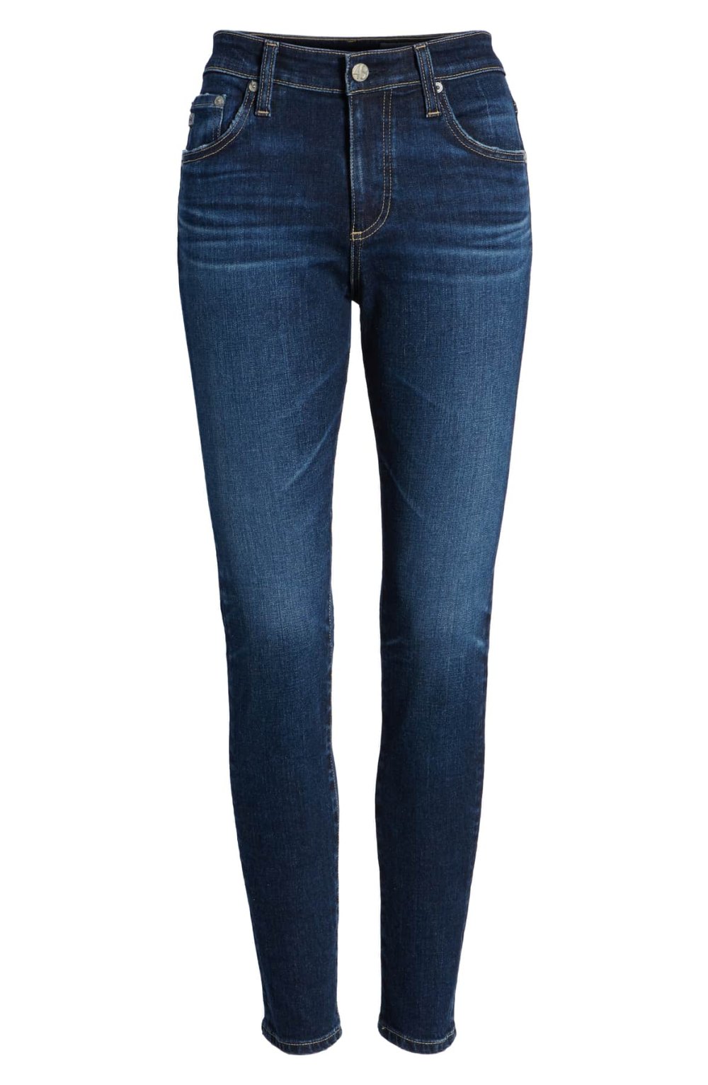 blue skinny jeans ag brand