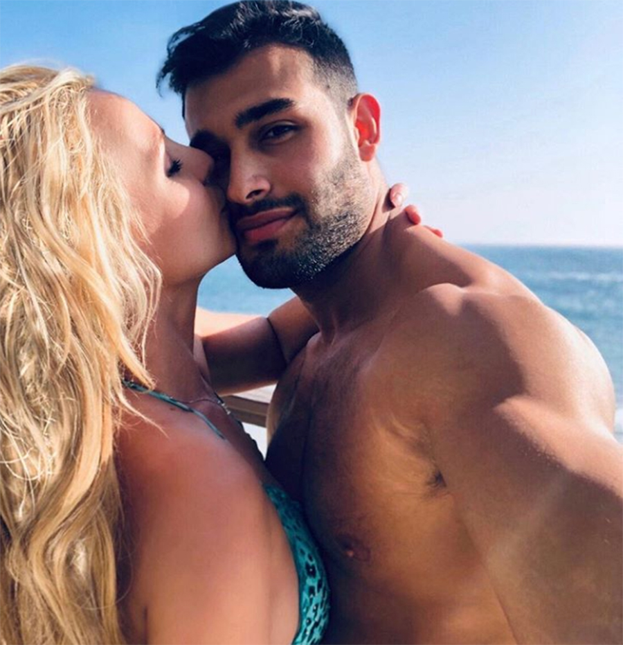Britney Spears and Sam Asghari