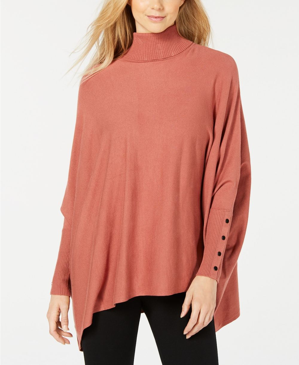 copper poncho sweater
