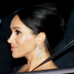 Duchess Meghan Statement Earrings Prince Charles Birthday