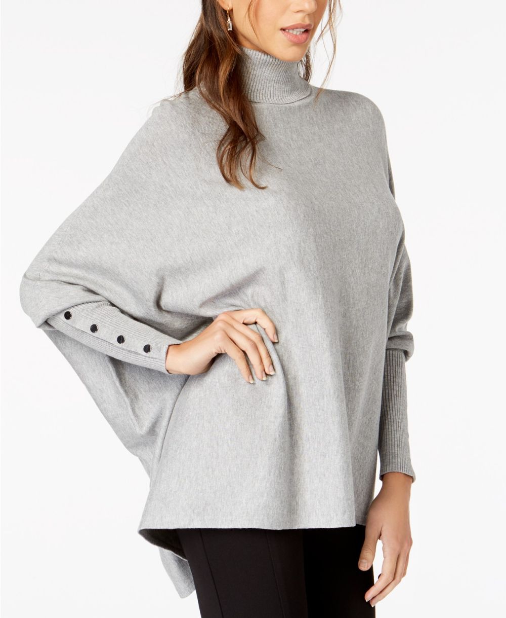 granite poncho sweater