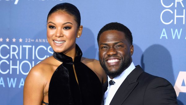 Eniko Parrish and Kevin Hart