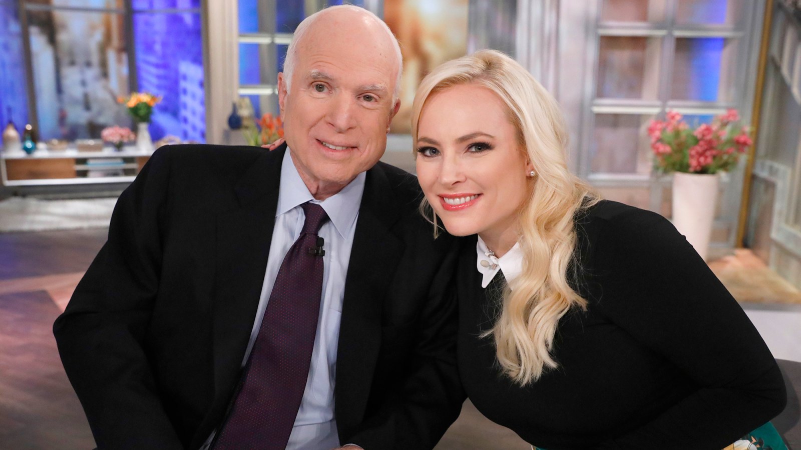 Senator John McCain and daughter, Meghan McCain