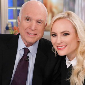 Senator John McCain and daughter, Meghan McCain