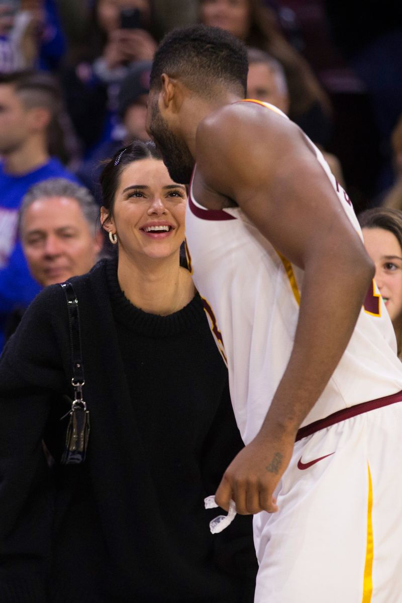 kendall jenner cleveland cavaliers game