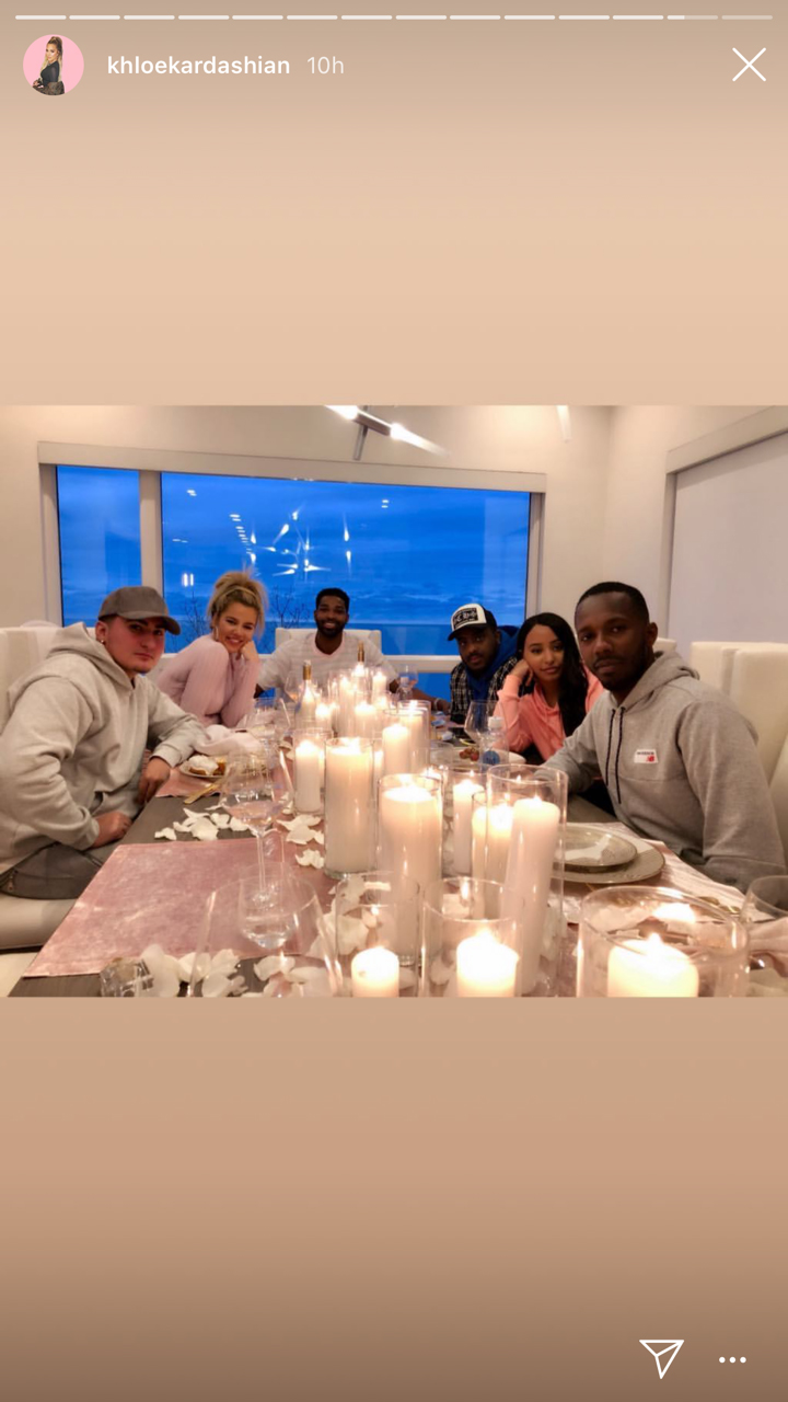 Khloe Kardashian and Tristan Thompson Spend Thanksgiving Together