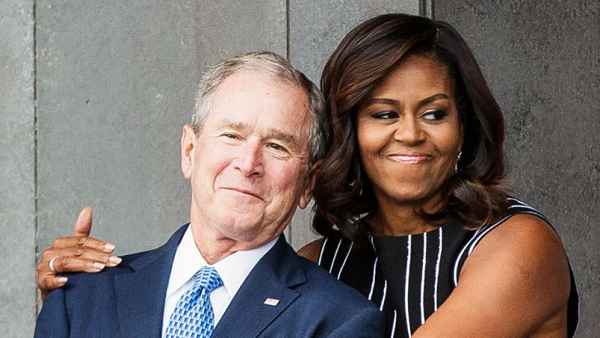 Michelle Obama George W. Bush Friendship