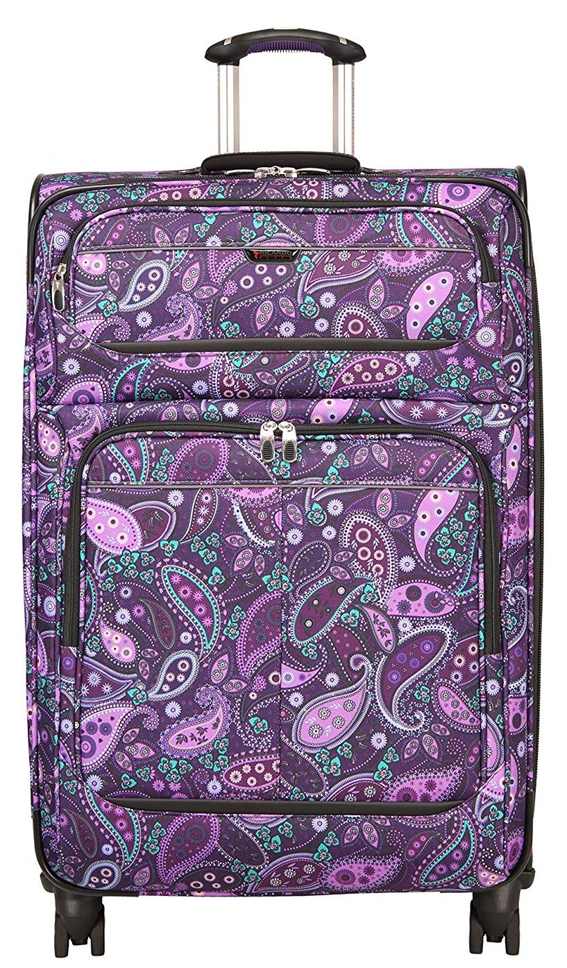 paisley print luggage amazon