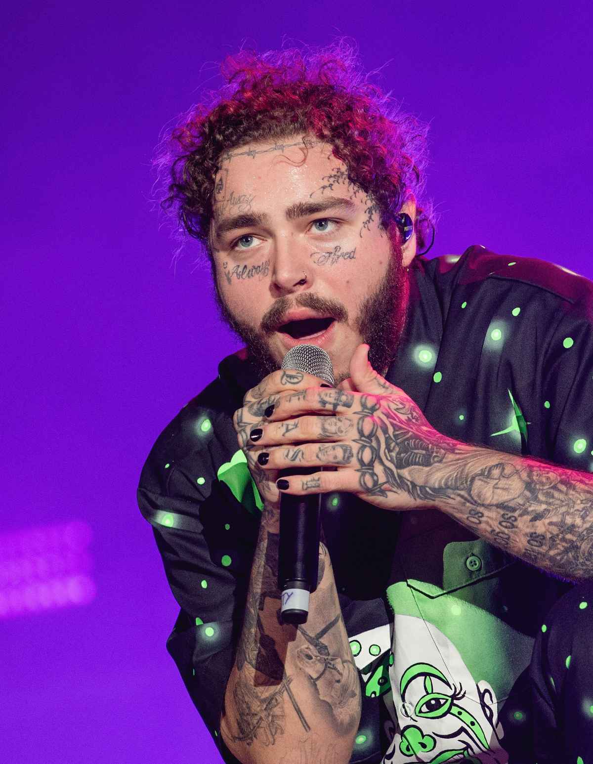 Travis Scott Surprises Post Malone With Chick-fil-A at a Show