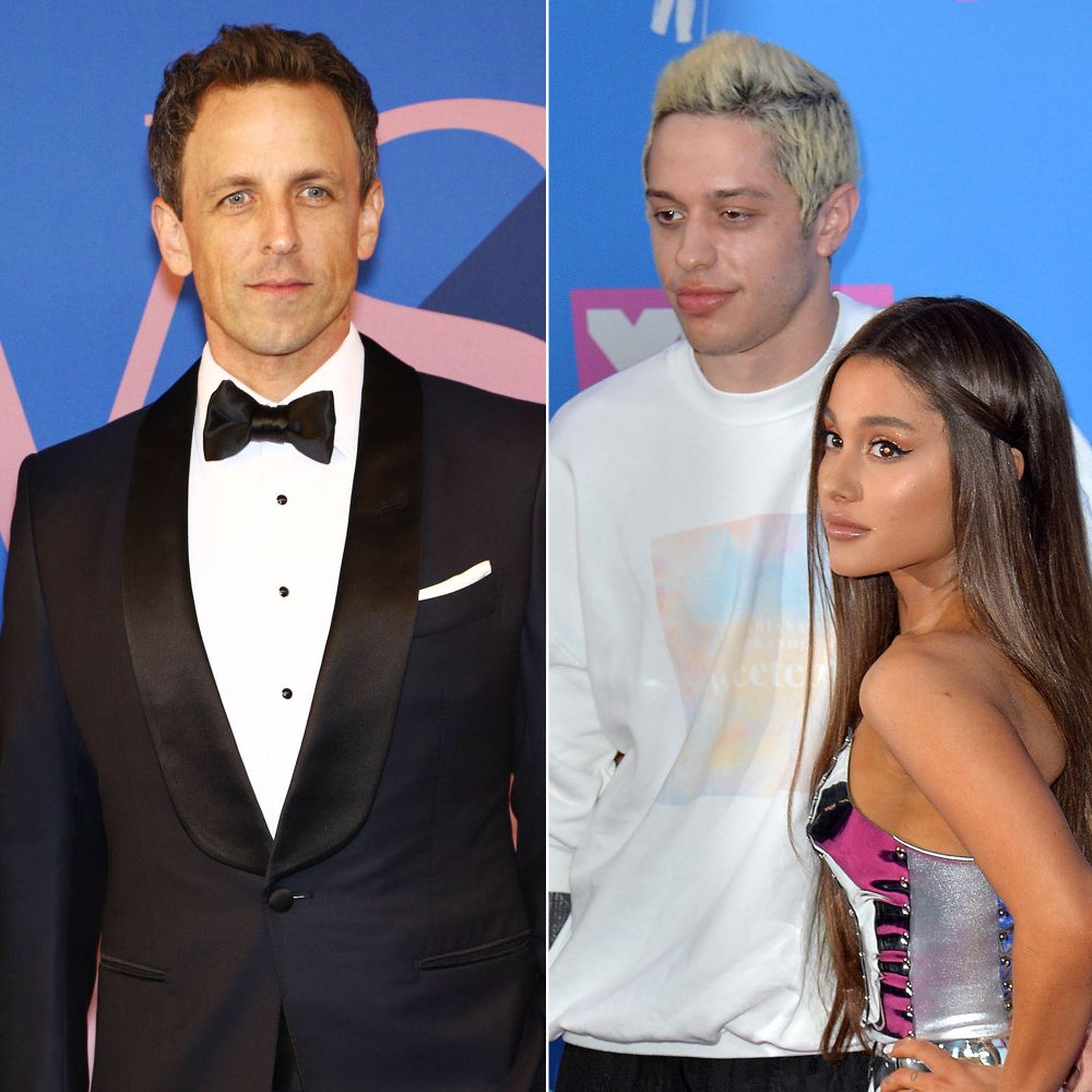 Seth Meyers Says He Was &lsquo;Shocked&rsquo; About Pete Davidson and Ariana Grande&rsquo;s Split