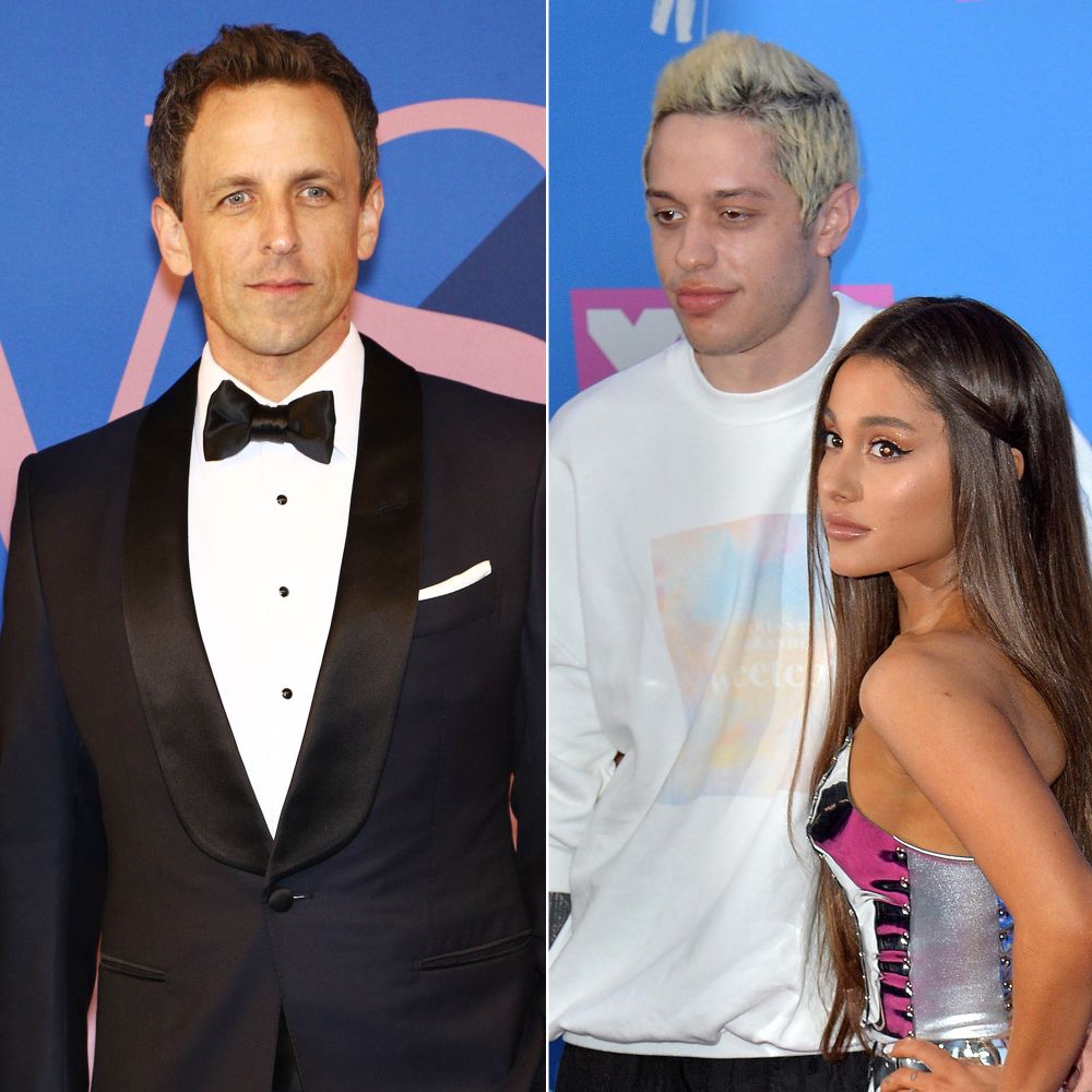 Seth Meyers Says He Was ‘Shocked’ About Pete Davidson and Ariana Grande’s Split