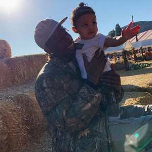 Travis Scott and daughter, Stormi
