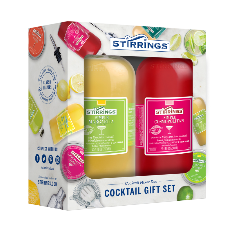 22. Stirrings Cocktail Mixer Duo Set