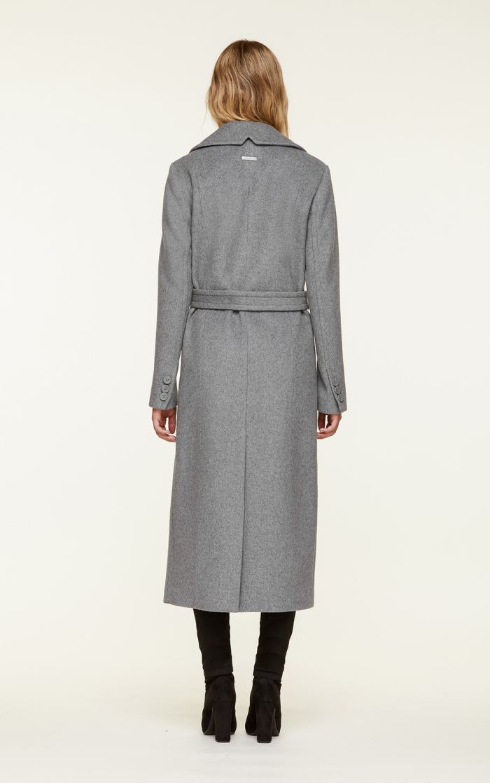 Adelaida Slim Fit Maxi-Length Classic Wool Coat