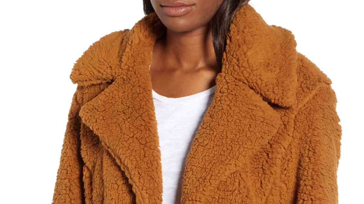Caslon Faux Shearling Jacket