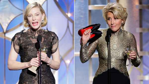 Celebs Who Have Been Over-Served at the Golden Globes: Cate Blanchett, Emma Thompson and More