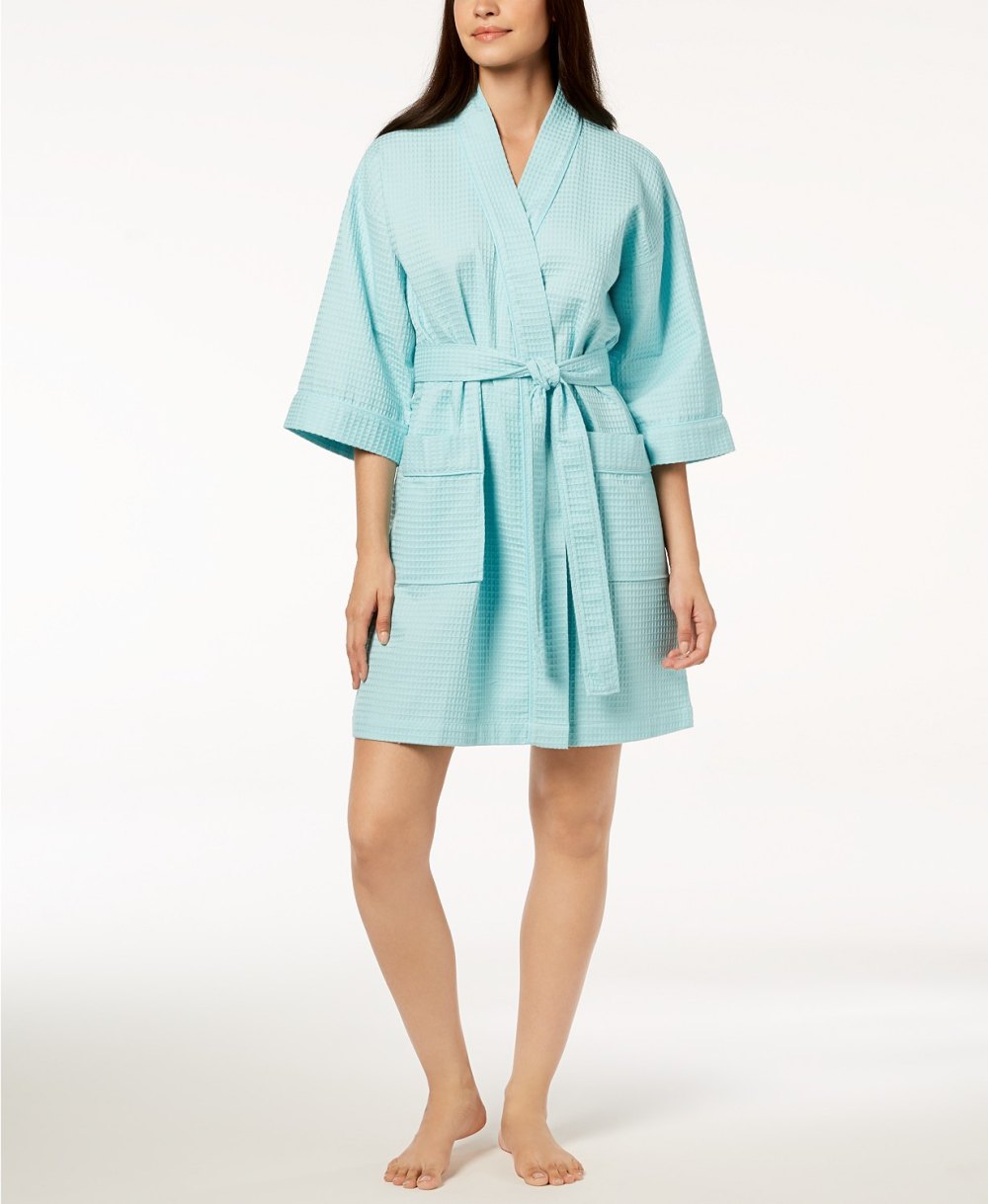 Charter club waffle knit robe