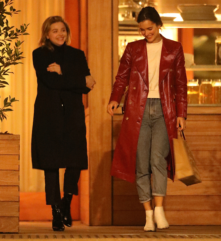 Chloë Grace Moretz Spotted Making Out with Model Kate Harrison