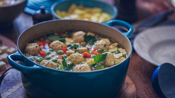 soup boiling on crock-pot