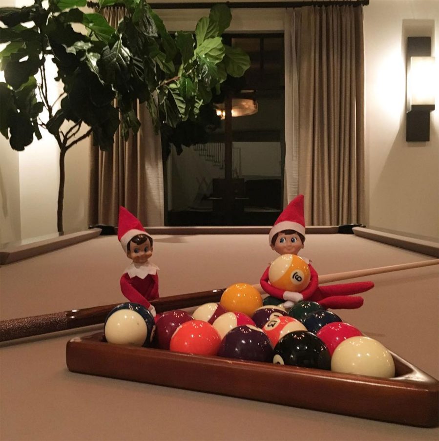 These celebrities are winning at elf on the shelf